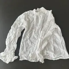 ローリーズファーム　フリル長袖ブラウス