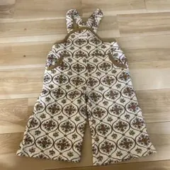 バースデイ & mignon 花柄ロンパース 80