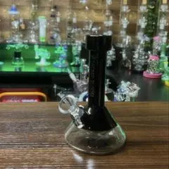 ☆送料無料☆ ガラスボング 水パイプ 高さ約13cm ダブリグ