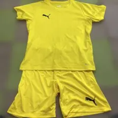 PUMA サッカーウェアセット イエロー 150