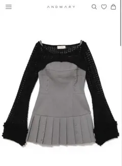 ワンピース ANDMARY Grenda pleats set mini dress Andmary Grenda pleats set mini dress - メルカリ