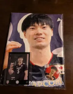 2026 男子バレーボール日本代表 スポーツタオル 大塚達宣 バレーボール2026 日本代表 男子 大塚達宣選手 フェイスタオル - メルカリ