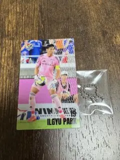 横浜F・マリノス 朴一圭 トレカ風アクリルキーホルダー 19 マリガチャ