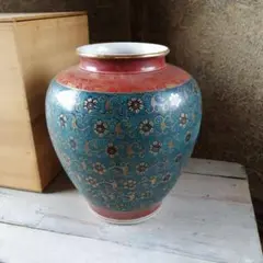 九谷焼 仙龍 花器 壺 骨董品 九谷焼 仙龍 花器 壺 骨董品の通販 by トロロshop｜ラクマ