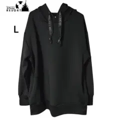 東京ディズニーリゾート ミッキー耳付きパーカー Lサイズ ブラック