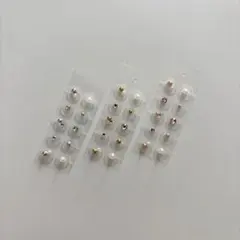 耳ツボジュエリー(10粒) シルバーゴールドピンク アレルギー対応