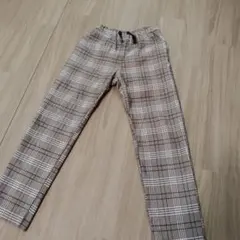 MPS Right-on チェック長ズボン 130 記名なし