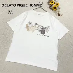【GELATO PIQUE HOMME】半袖 ルームウェア パジャマ 寝巻き Mのサムネイル