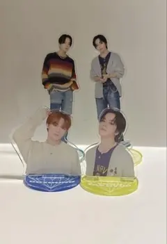 treasure アクリルスタンド 4個セット ジェヒョクのキーホルダー付き