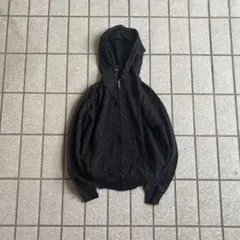 00s archive ドット 水玉 ジップパーカー XS y2k 平成