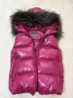 Duvetica デュベティカ ダウンベスト フード付き ピンク 40