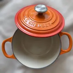 LE CREUSET 両手鍋 オレンジのサムネイル