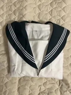 セーラー服上下セット ホワイト/ネイビー
