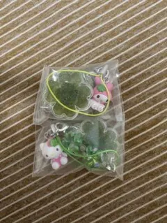 サンリオ　シークレットクローバーストラップ　ハローキティ　マイメロ　セット