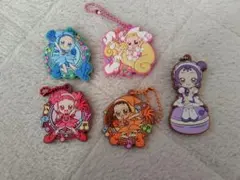 おジャ魔女どれみ ラバーストラップ　5個セット　ラバスト