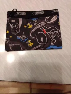 レスポートサック×ピーナッツ フラットポーチ スヌーピー