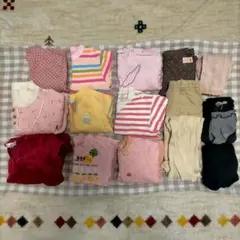 90サイズ15点セット★ファミリア、anyFAM,Bebe,秋冬、保育園、普段着