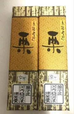 お得　京鶴羊羹　2本セット　和菓子　　おやつ　ようかん　お茶請け　栗羊羹のサムネイル
