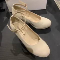 MAJESTIC LEGON ビジュー付きパンプス アイボリー オフホワイト