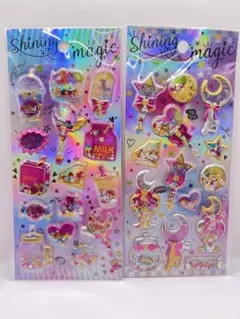 ホログラムシールセット 魔法とお菓子