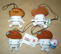 4点セット NTT DoCoMo ドコモダケ ストラップ