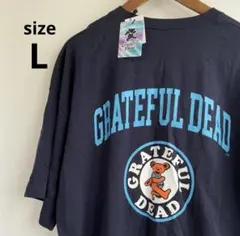 グレイトフルデッド Grateful Dead Tシャツ　サイズL ネイビーのサムネイル