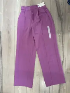 【タグ付】GU カットソースラックス　S