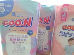 GOO.N やわらかタッチ パンツ　BIG　オムツ 38枚×3パック グーンのサムネイル