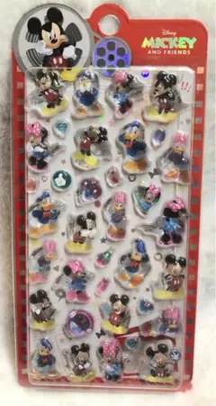 ボンボンドロップシール 2枚セット うるちゅる　ミッキー　海外ライセンス正規品