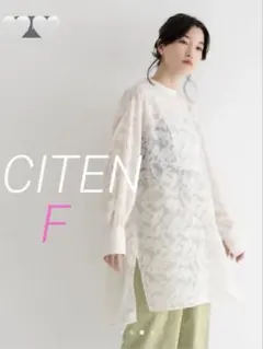 CITEN カットジャカード バックリボン ブラウスのサムネイル