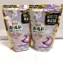 [期間限定]ボールド　ジェルボール　25個入　2袋　つめかえ　ホワイトムスク①のサムネイル