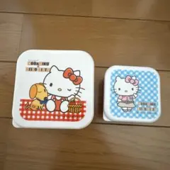 ハローキティ 弁当箱 2個セット　COO&RIKU