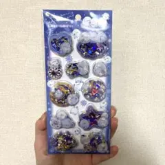 スパンコールパーティー　しまえながしゃかしゃかシール