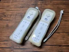 Wiiリモコン 2個セット Wiiコントローラー　任天堂【白】⑤