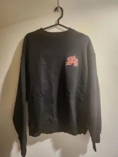 FUBU TEAM LOGO SWEAT Mサイズ BLACK 刺繍ロゴ