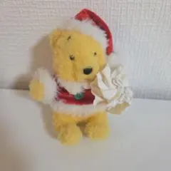 푸우 크리스마스 2019 봉제인형 배지