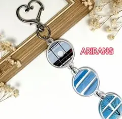 BTS ARIRANG 3連アクリルキーホルダー ブルーのサムネイル