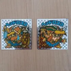 ビックリマンシール　2枚　セット　ヘッドロココ