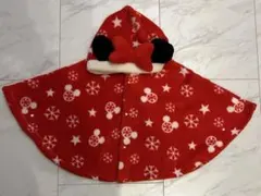 クリスマスDisney ミニーポンチョ 90〜100