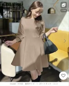 KOBE LETTUCE「岡部あゆみさんコラボ 」選べる3タイプニットワンピース