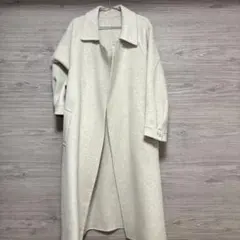 最終お値下げ未使用‼️pinue カットコクーンコート グレーSサイズ 