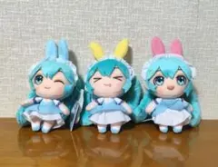 ゲオ限定　初音ミク×RODY　書き下ろしぬいぐるみ　マスコット　コンプ　セット