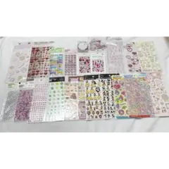 キャラクター 文字 デコ パーツ シール まとめ売り 平成レトロ