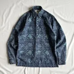 Schott×GLADHAND 総柄 長袖 開襟 アロハシャツ weirdo - メルカリ