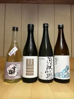日本酒 四合瓶 4本セットのサムネイル