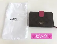 coach 二つ折り財布　ローズピンクのサムネイル