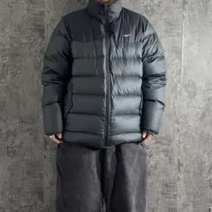 NIKE puffer down jacket XL black 00s