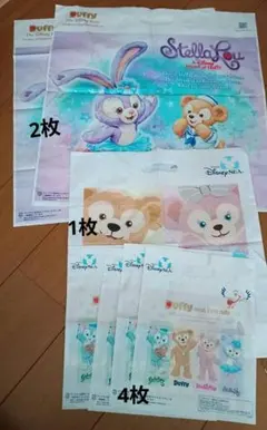 東京ディズニーリゾート　ダッフィー＆フレンズ ショップ袋　7枚セット