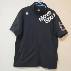 Descente メンズジップアップシャツ