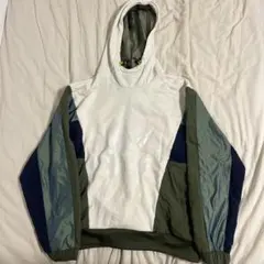adidas アディダス パーカー プルオーバー ナイロン 切替
